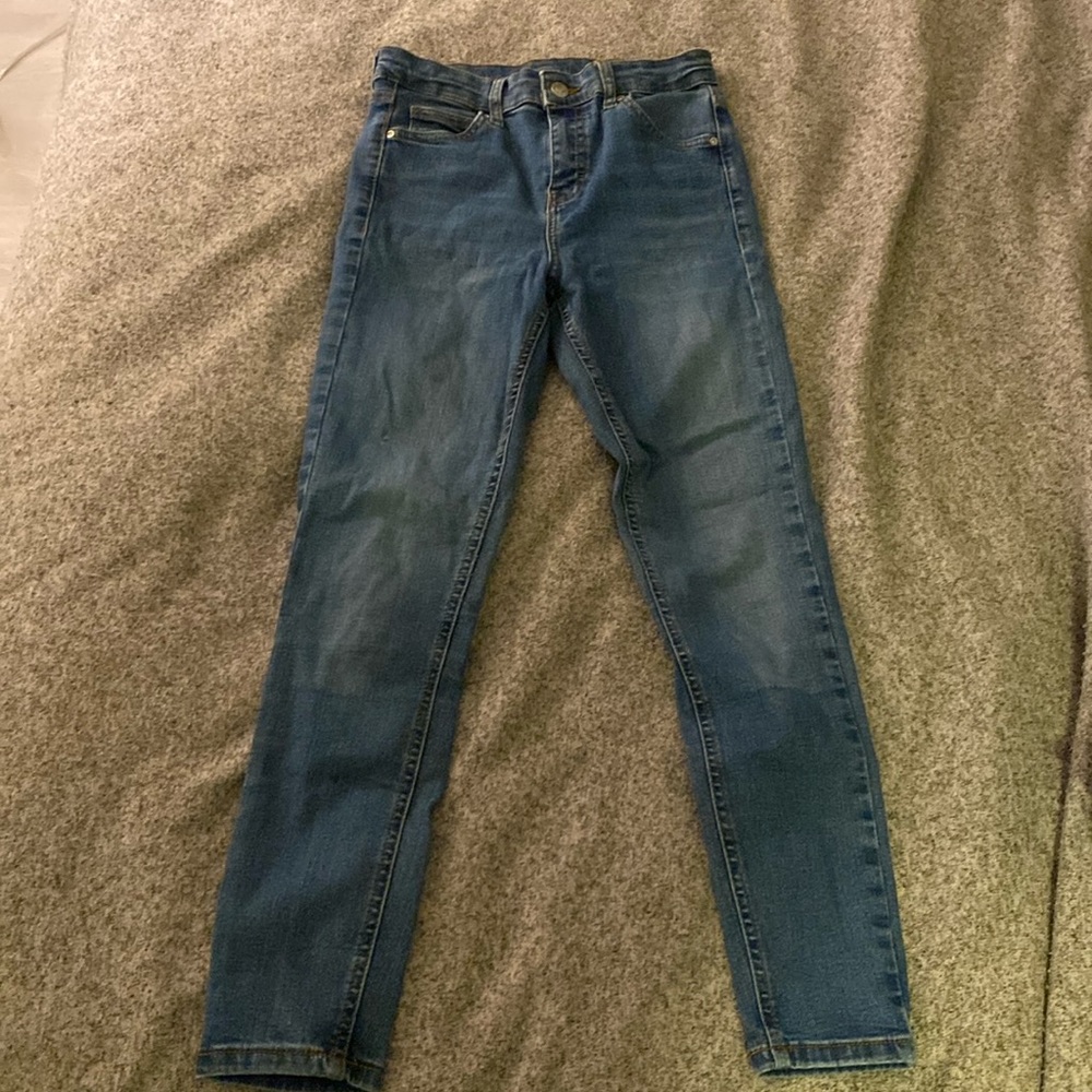 Topshop moto skinny jeans - size W26 L30